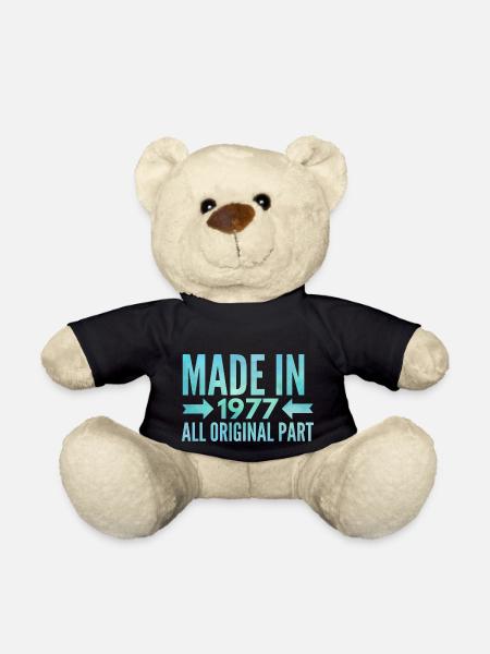Fabriqué en 1977 toute pièce originale - Nounours - noir