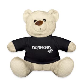 Dorfkind by Aggro Chief (R) weiß - Teddy - Schwarz - Vorne