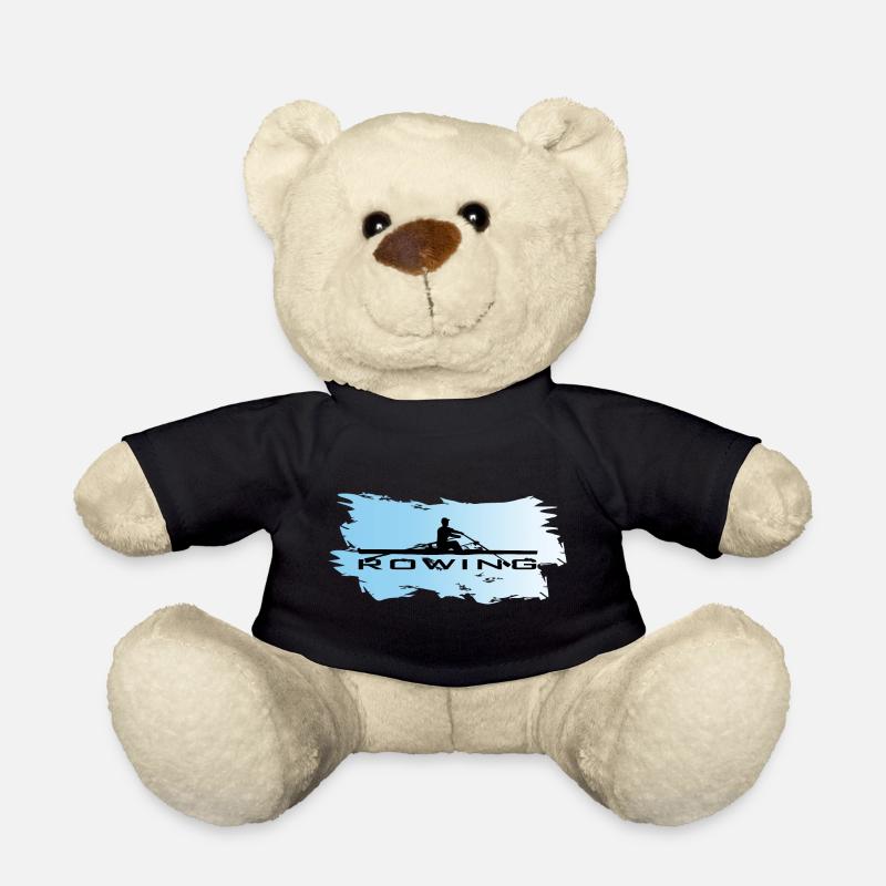 Rudern, Einer Ruderer, Wasser - Teddy - Schwarz