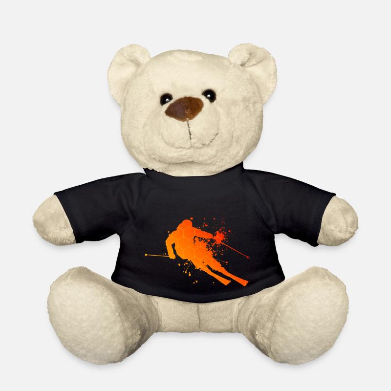 Freestyle Skifahrer Skifahren Skifahrer - Teddy - Schwarz