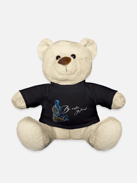 Be Water mon ami Budhismus Bruce Lee - Nounours - noir