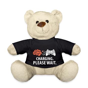 Charging Please Wait - Teddy - Schwarz - Vorne