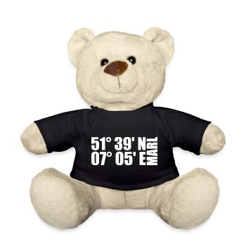 Marl coordinates - Teddy Bear - black - Front