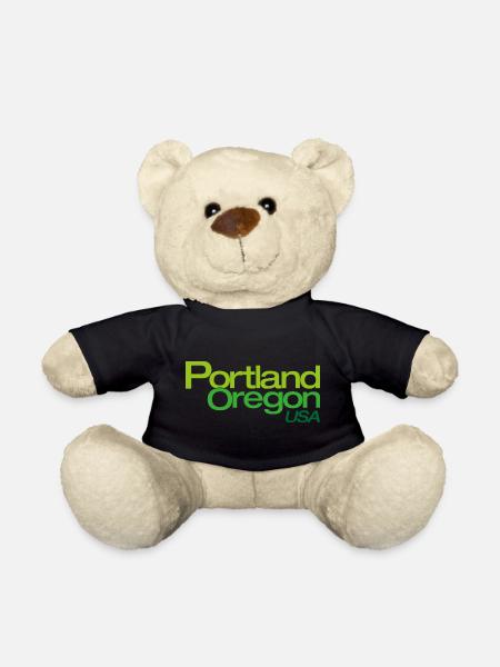 Portland Gradient Stadtlogo - Teddy - Schwarz