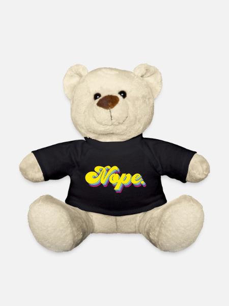 Nope - Teddy Bear - black