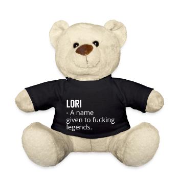 Lori ein Name, der Fucking Legends gegeben wurde - Teddy - Schwarz - Vorne