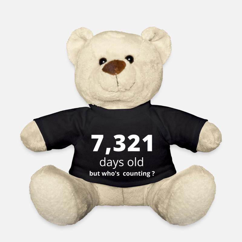 20th birthday - Teddy Bear - black
