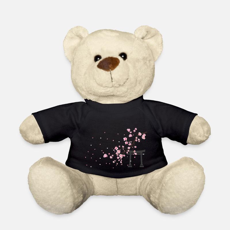 sakura yori tshirt japan Kirschblüten - Teddy - Schwarz