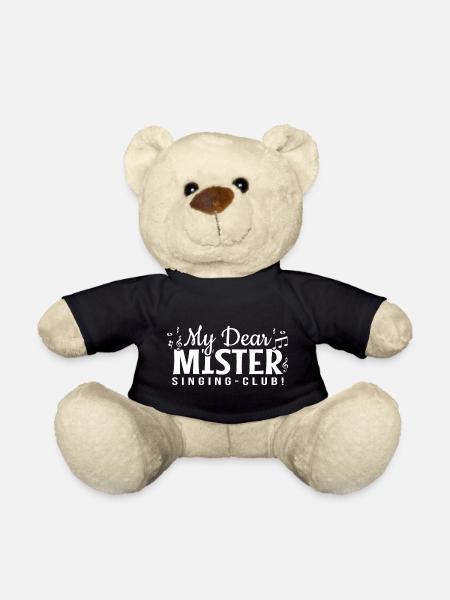 Mister Singing-Club! - Denglish Sprüche Denglisch - Teddy - Schwarz