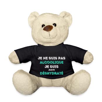 Alkoholisch? Nein - Special Edition - Design modern - Teddy - Schwarz - Vorne