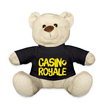CASINO ROYALE -- Great & Trendy T-Shirt Design #MD - Teddy - Schwarz - Vorne