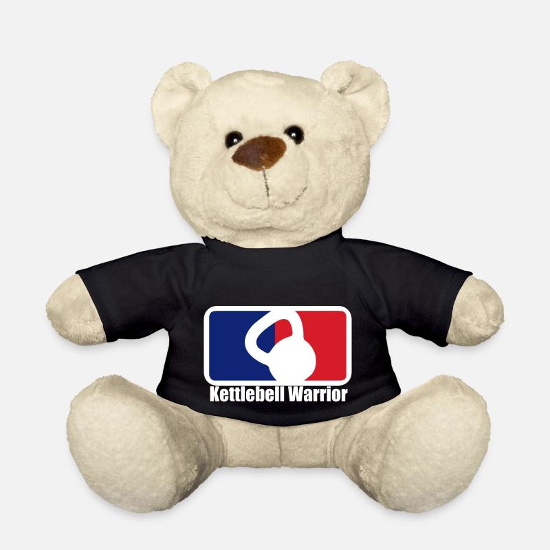 Kettlebell Warrior T-Shirt Design - Teddy - Schwarz