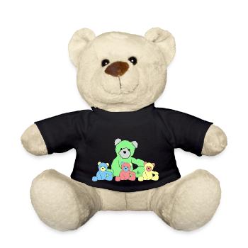 Teddy - Teddy Bear - black - Front