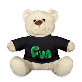 Fun - funny comic font - Teddy Bear - black - Front