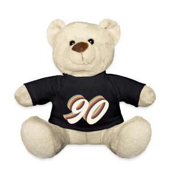 90th anniversary vintage - Teddy Bear - black - Front