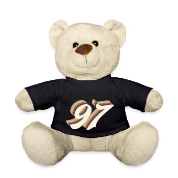 97th anniversary vintage - Teddy Bear - black - Front