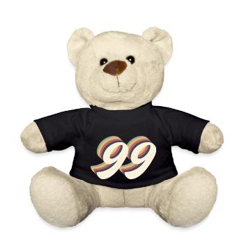 99th anniversary vintage - Teddy Bear - black - Front