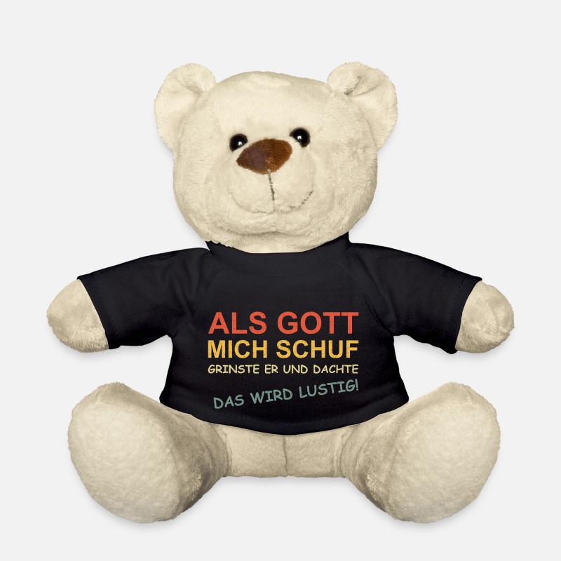 Als Gott mich schuf - Teddy - Schwarz