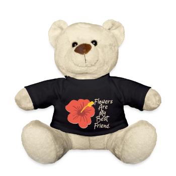 Fleurs - Meilleurs amis - Nounours - noir - Devant