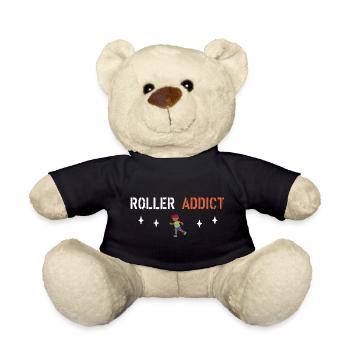 Roller addict - Teddy Bear - black - Front