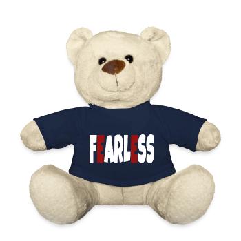 Intrépide - texte simple - Nounours - bleu marine - Devant