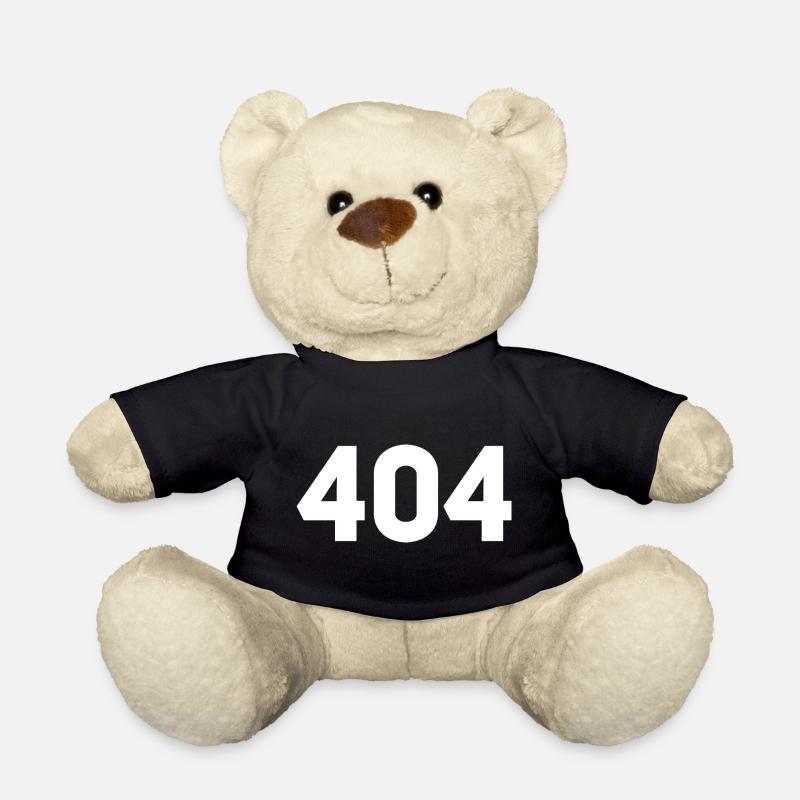 404 introuvable - Nounours - noir