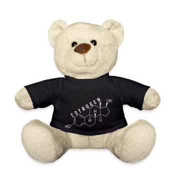molécule d’œstrogène - Nounours - noir - Devant