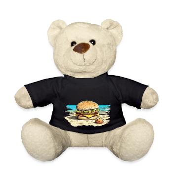 Hamburger am Strand Nr. 2 - Teddy - Schwarz - Vorne