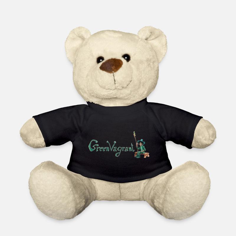 The Green Wanderer - Teddy Bear - black