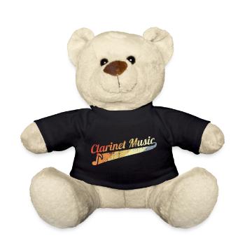 Clarinette Vintage - Nounours - noir - Devant