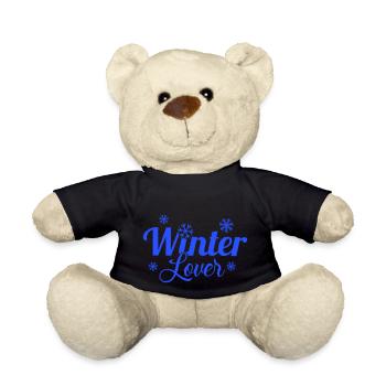 Winter lover - Teddy - Schwarz - Vorne