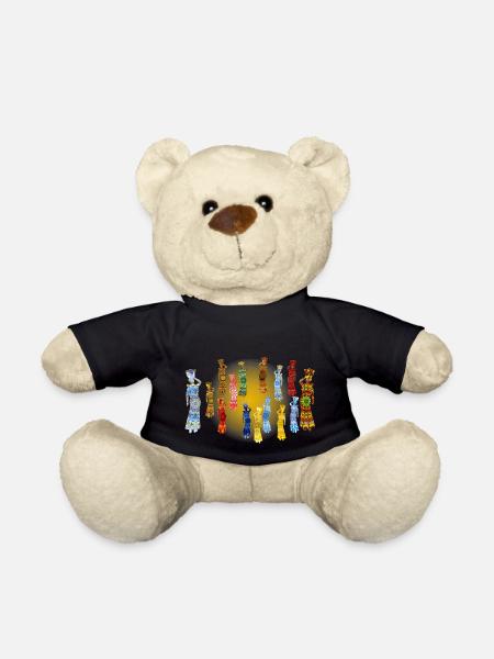 Tanzanian Lady 2023 02 - Teddy Bear - black