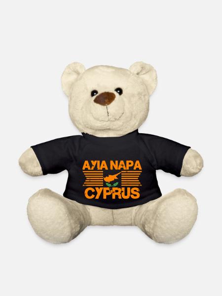 Cyprus - Zypern Flagge - Teddy - Schwarz