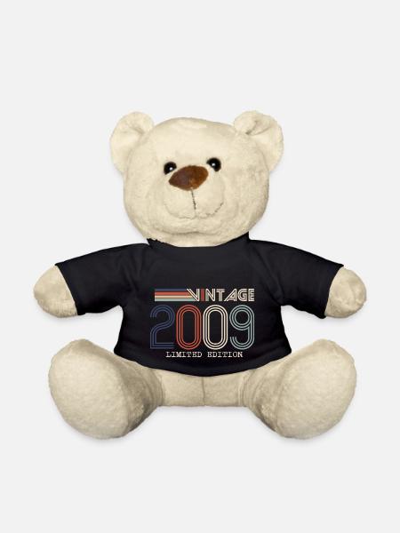 Vintage 2009 Cadeau Anniversaire - Millésime 2009 - Nounours - noir