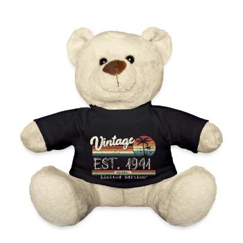 1941 né cadeau d’anniversaire vintage - Nounours - noir - Devant