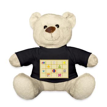 Setzkasten - Teddy - Schwarz - Vorne