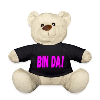 BIN DA - SELBSTSICHERHEIT - Teddy - Schwarz - Vorne