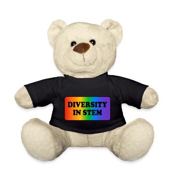Diversity in STEM - Teddy Bear - black - Front