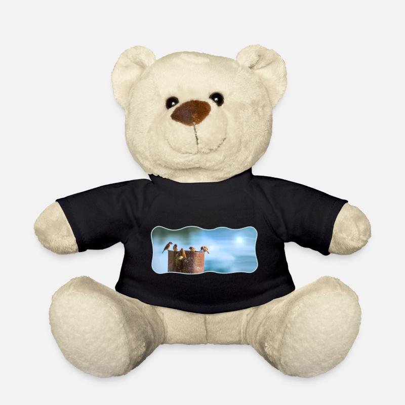 Conception photo moineaux rencontre courbe contour - Nounours - noir