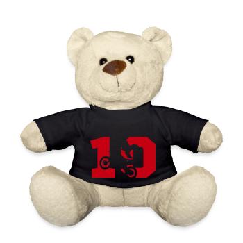 Moto 10 biker - Teddy Bear - black - Front