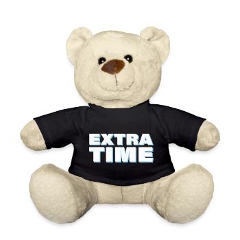 EXTRA TIME - Teddy Bear - black - Front