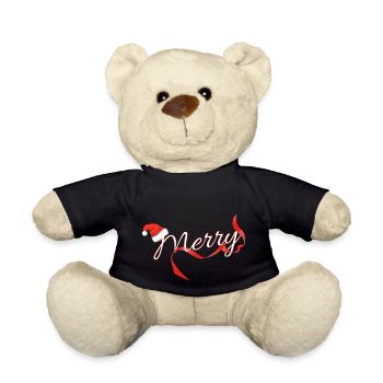 Merry - Teddy Bear - black - Front