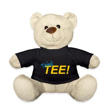 DRINK TEA! - Teddy Bear - black - Front