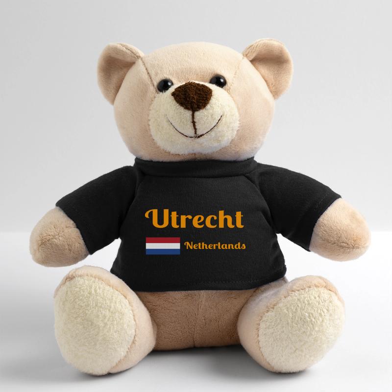 Utrecht, Netherlands- Stylish prints Teddy Bear
