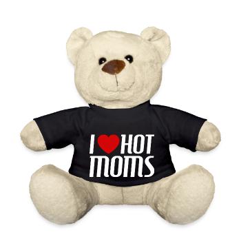 J’adore les mamans sexy - Nounours - noir - Devant