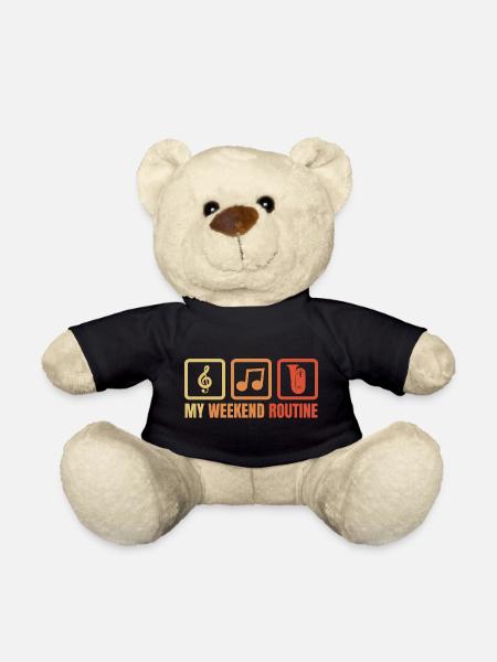 Tubist Wochenende - Teddy - Schwarz