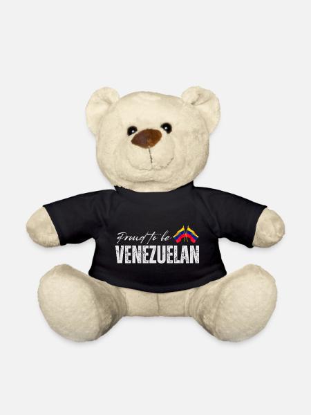Stolzer Venezolaner, ich liebe Venezuela - Teddy - Schwarz