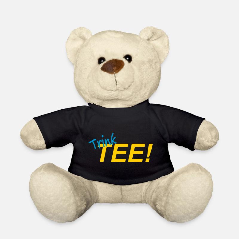 TRINK TEE! - Teddy - Schwarz