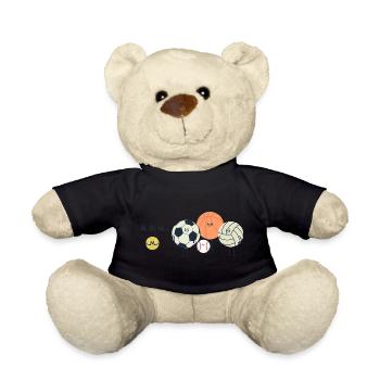 Blague sportive - Match sportif drôle de design sportif - Nounours - noir - Devant