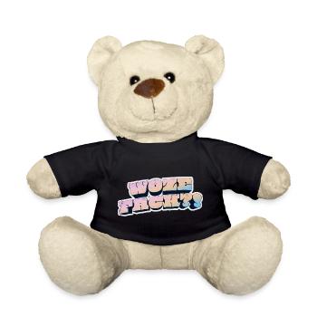 Wow Face Pastell Graffiti Stil - Teddy - Schwarz - Vorne